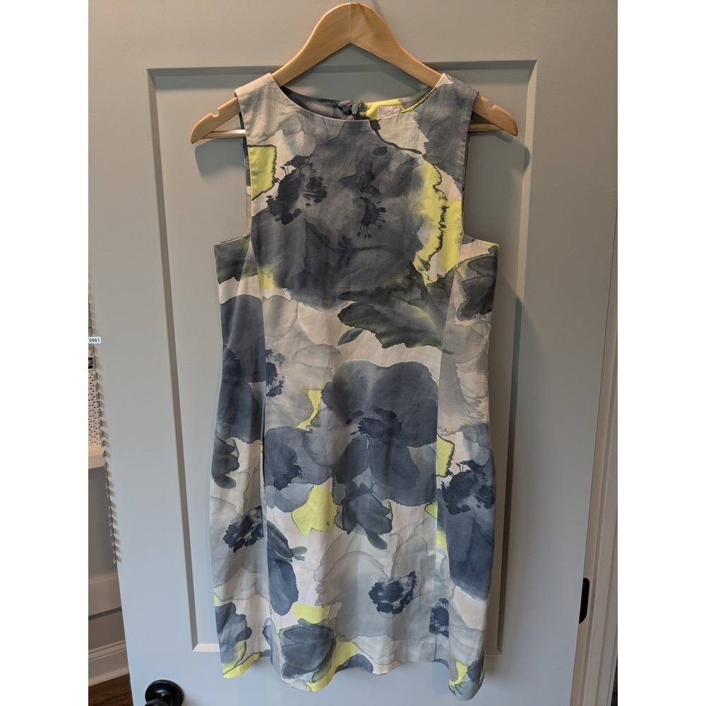 Ann Mashburn Floral Print Dress Sleeveless Sheath Women's Size 4